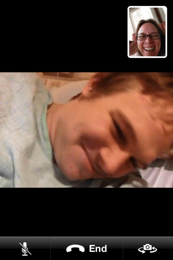 I loved seeing this smiling face