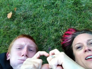 Treasure God's Word, orange hair, freckle face olive shoot. 