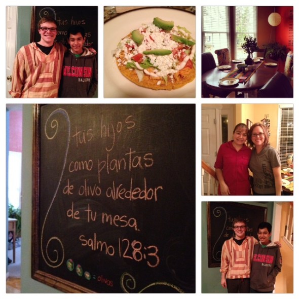 Diving into opportunity and deliciousness, two moms of three olive shoots bond over food, faith and family. 