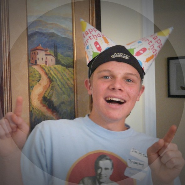 Always the life of the party, that's my Aaron!