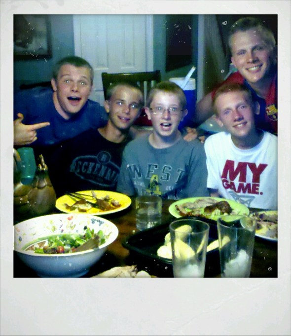 Not a picture of the party I wrote about but an example of my olive shoots and their buds hanging out. So cute seeing their little faces back in the day!